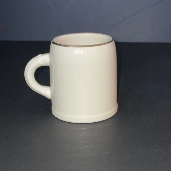 Prairie Lily Saskatoon Canada Miniature Ceramic Beer Mug Saskatchewan Souvenir - Picture 2 of 3